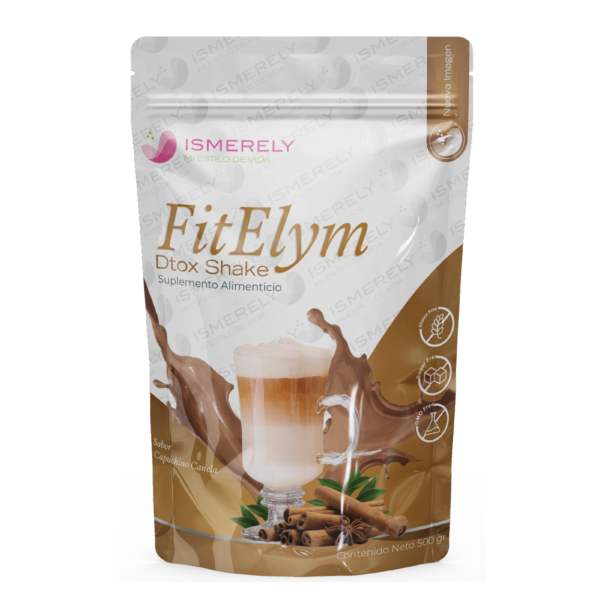 FitElym Dtox Shake Sabor Capuchino Canela Ismerely Tienda